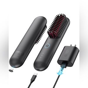 TYMO Porta Cordless Hair Straightener Brush.